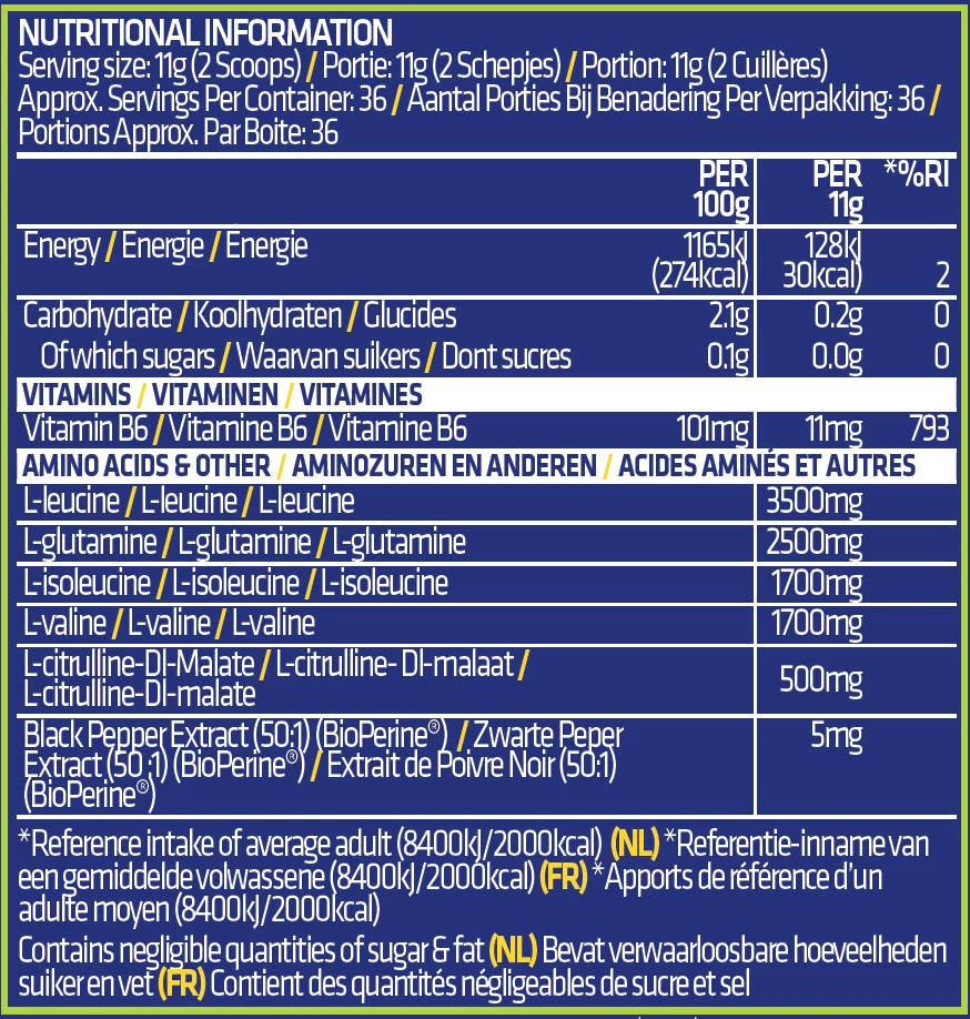 BCAA Power Punch - nutrifact