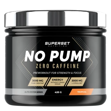NO Pump Zero Caffeine - Superset Nutrition